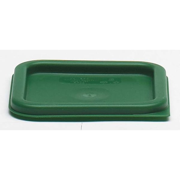 Cambro 2 & 4 qt. Square Kelly Green Lid, PK6